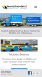Mobile Screenshot of mulden-service.ch